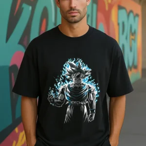Ultra Instinct Goku Drop shoulder T Shirt – Unisex