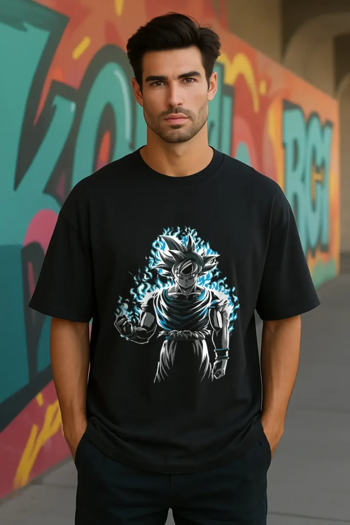 Ultra Instinct Goku Drop shoulder T Shirt – Unisex